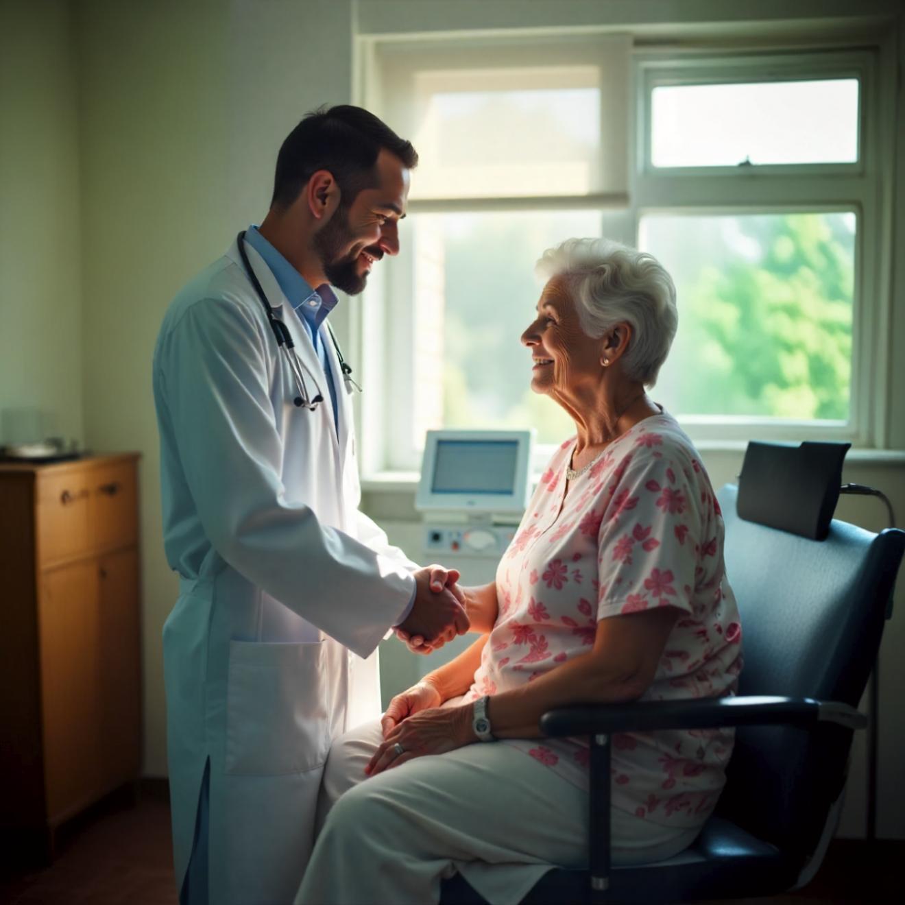 Healthcare professionals providing care