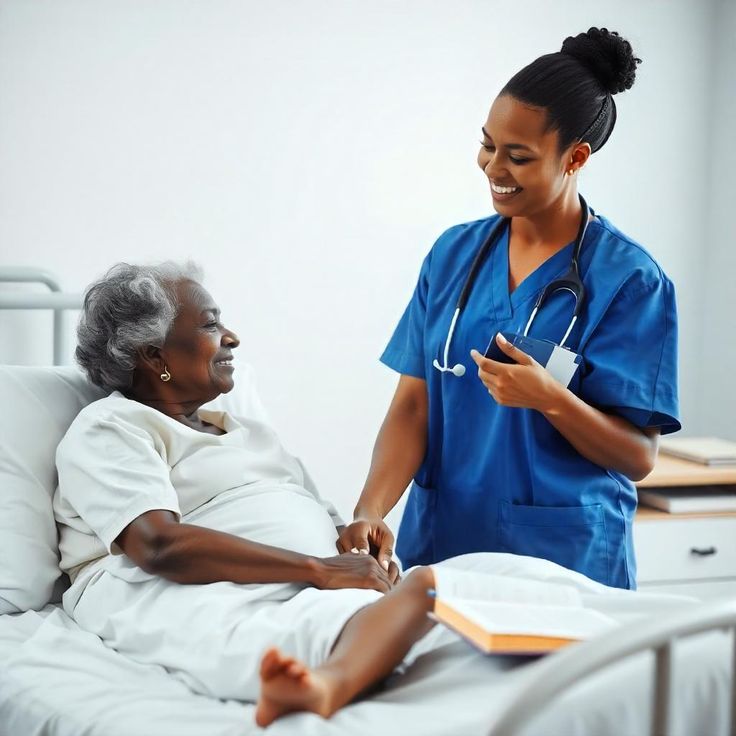 A nurse working in a hospital setting.